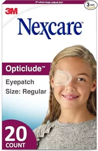 Nexcare Opticlude Eye Patch Regular Size - 20 Pcs (Pack of 1) - Picture 1 of 4