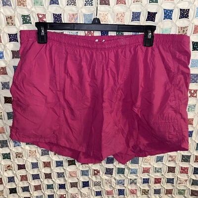 De Colección Jantzen Hombres Cintura Elástica Rosa Bañador Pantalones Cortos Talla XL Bolsillos Delanteros Foto 1 de 4
