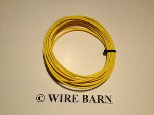 20 GAUGE TXL YELLOW AUTOMOTIVE WIRE - HIGH TEMP - 25 FT PRIMARY HOOKUP WIRE USA - Picture 1 of 1