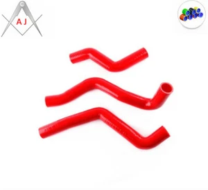Red Silicone Radiator Hoses Kit For Mazda RX8 RX-8 SE3P 13B-MSP 1.3L 2003-2008 - Foto 1 di 6
