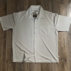 BC ETHIC Vintage 2000 ‘s Men’s Short Sleeve Shirt Gray Made in U S A Size L - Picture 1 of 9