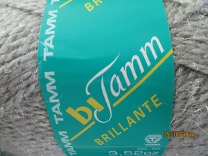 Omega Yarns biTamm Brillante GRIS grau 100 % Acryl 3,5 oz 2-fädig Kammgarn Wt #4 - Bild 1 von 7