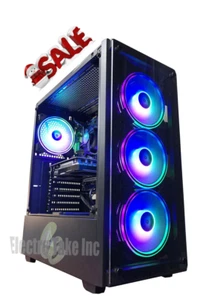 Gaming Computer Desktop PC Intel i7, GeForce GTX 1050TI, 3TB HDD, 240 SSD 16 Ram - Picture 1 of 12