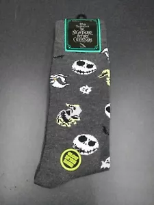 Disney The Nightmare Before Christmas Glow In The Dark Crew Socks Size 10-13 - Picture 1 of 6