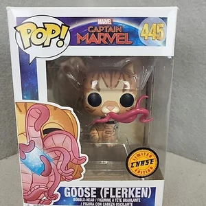 Funko POP! Marvel: Captain Marvel - Goose (Flerken)(CHASE) #445 - Picture 1 of 12