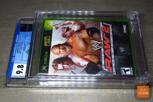 CGC 9.8 A+ - WWE Raw 2 Original Xbox 2003 ¡NUEVO! - ¡RARO! - Imagen 1 de 6