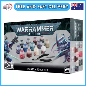 Games Workshop Warhammer 40K: Paints & Tools Set, White - Picture 1 of 6