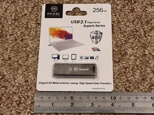 256GB USB 3.1 FLASH DRIVE High Speed Metal BRANDNEU VERSIEGELT AXE Speicher hervorragend - Bild 1 von 2