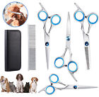 Profesjonalny zestaw nożyczek do sierści psa nożyczki do futra nożyczki dla psów nożyczki do włosów dla psów 5 sztuk