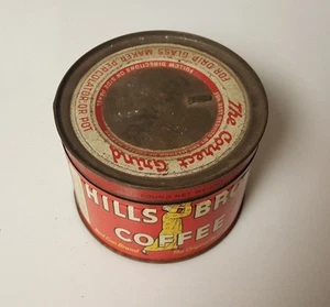 Vintage hills brothers coffee tin 1/2 lb 227 grams The correct Grind - Picture 1 of 9