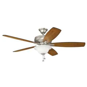 KICHLER 330250NI - Terra Select 5 Blade 60" Ceiling Fan (NEW - BOX DAMAGE ONLY)