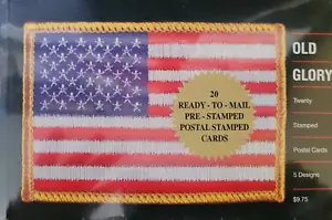US Stamps — 20 Stamped Postal Cards Sealed— 5 Designs — Old Glory #UX390-394 New - Picture 1 of 2