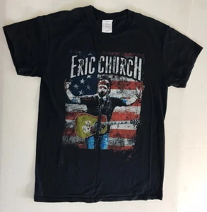 ERIC CHURCH BLOOD, SWEAT, AND BEERS TOUR SCHWARZES T-SHIRT GRÖSSE SMALL - Bild 1 von 5