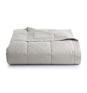 Hotel Collection 500-Thread Count KING European Goose Down Blanket Grey