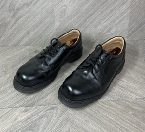 scarpe solovair punta rigida nere Made in England - taglia UK 9 - Foto 1 di 20