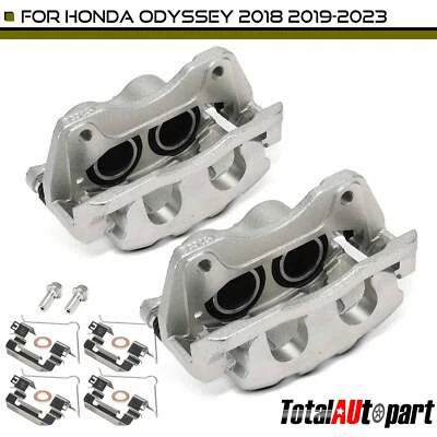 2x Pinza de freno con soporte para Honda Odyssey 2018-2023 conductor delantero y pasajero Foto 1 de 4