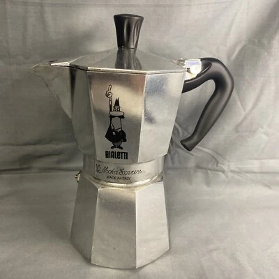  Bialetti Moka Cafetera Estufa Superior Espresso 1 Taza Percolador Italiano  Foto 1 de 4