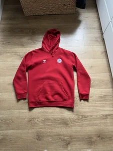 Fc Bayern München Adidas Originals Hoody Kapuzenpullover Gr.M Top - Bild 1 von 9