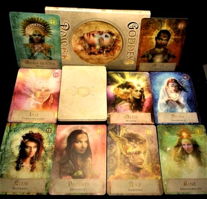 SEALED NEW! GODDESS POWER BOOK & CARDS KIT ORACLE WITH A MAGNETIC CLOSURE BOX - Imagen 1 de 12