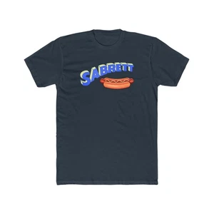 Sabrett Hotdogs New York City Street Food Men's Cotton Crew Tee - Picture 1 of 14