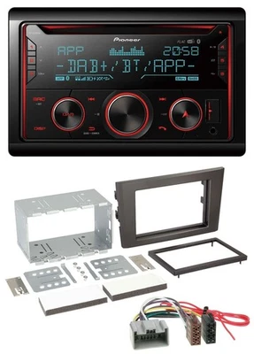 Pioneer 2DIN DAB MP3 Bluetooth USB CD Autoradio für Volvo XC 90 02-14 14 Pin - Bild 1 von 4