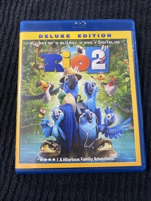 Rio 2 Blu-ray & Blu-ray 3D (2 Discs) Deluxe Edition Combo Movie - Image 1 of 4