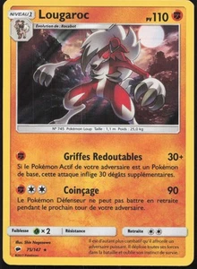 Carte Pokémon Lougaroc 75/147 Holo Ombres Ardentes Français - Picture 1 of 2