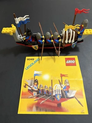 1987 LEGO Castle Lion Knights 6049 Viking Voyager 100% Complete w/Inst One Owner - Image 1 of 4