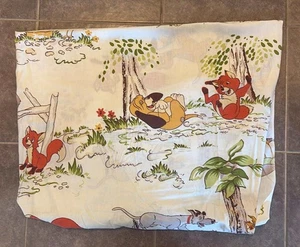 1980 Esmond Walt Disney Productions The Fox and The Hound Print Fitted twin size - Picture 1 of 4