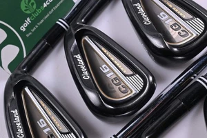 Cleveland CG16 Black Pearl Irons / 4-PW / Regular Flex Cleveland 85 Shafts - Picture 1 of 7