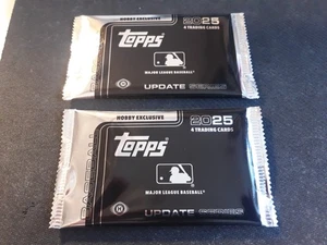 2025 Topps Update Series Baseball Sealed Silver Pack Lot (2) (8 Karten) NEU! - Bild 1 von 2