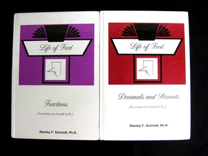 Life of Fred Math Lot Fractions & Decimals And Percents 2007-08, HC Very Good - Picture 1 of 7