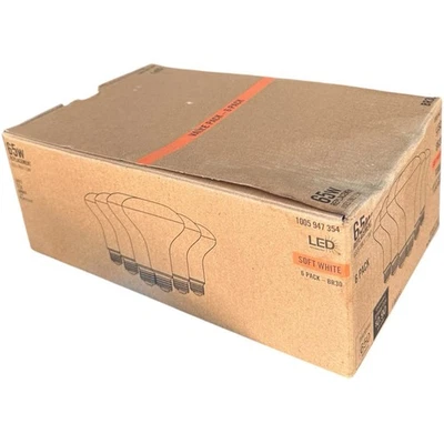 5 Piece /6Pack Ecosmart 65w BR30 Dimmable Led Replacement Soft White Light Bulbs - Image 1 of 4