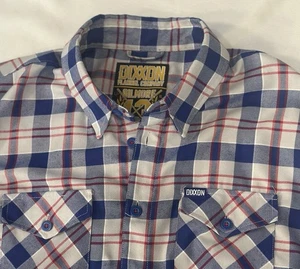 Camisa Dixxon Flannel Company Gilmore 13 para hombre XL azul rojo a cuadros - Imagen 1 de 14