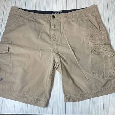 Fox Racing Slambozo 工装短裤卡其色米色多口袋男式 44 码 — 第 1/4 张图片