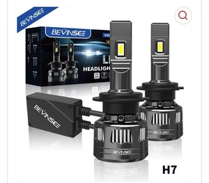 BEVINSEE V45 H7 Faros LED, 120W, 22.000 Lúmenes, 6000K. - Imagen 1 de 11