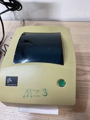 Zebra Thermal Transfer Label Printer TLP 2844 2844-10300-0001 (No Power Cord) - Image 1 of 4