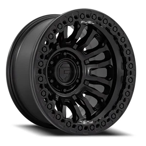 Fuel Rincon Beadlock FC125MX 17x9 -38 5x127mm 71.5mm Blackout - Foto 1 di 3