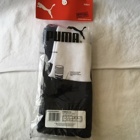 BNIP 2011-12 PUMA SS LAZIO PLAYER ISSUE HOME (PROMO) BLUE SOCCER SOCKS L Cover