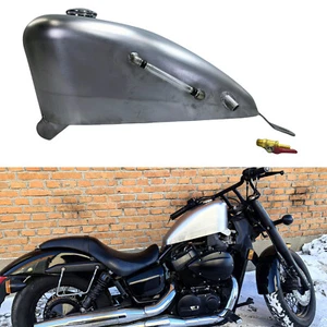 Motorcycle Petrol Gas Fuel Tank W/ Cap For HONDA VT750 SHADOW 750 2004-2009 2006 - Picture 1 of 9