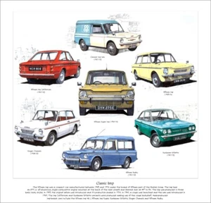 IMP CLÁSICO - IMPRESIÓN ARTÍSTICA - Super Hillman Husky Sunbeam Stiletto Californiano - Imagen 1 de 1