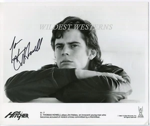 FOTO FIRMADA CON AUTÓGRAFO DE C. THOMAS HOWELL RARA ORIGINAL DE COLECCIÓN The Hitcher - Imagen 1 de 2
