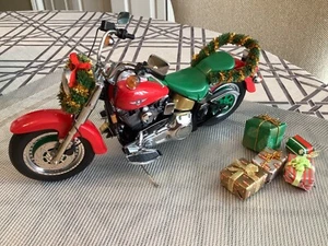 FRANKLIN MINT PMD 319 B11ZK68 1998 HARLEY DAVIDSON FAT BOY CHRISTMAS 2000 1:10 - Bild 1 von 6