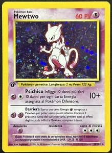 POKÉMON~MEWTWO~10/102~1A EDIZIONE~SET BASE~ITA~LP- - Picture 1 of 2