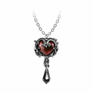 Alchemy Gothic Petite Affair Du Coeur Pewter Pendant Necklace P931