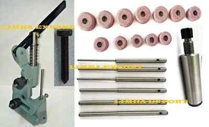 Valve Seat Grinding Stones 12pcs With Stone Dresser & 6pcs Pilots +Holder USA - Picture 1 of 2