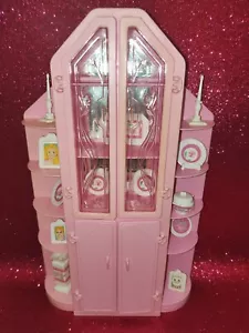 Cristalliera Barbie Sweet Roses 3 Pieces Unit Mattel 1987 Vintage Pink Wall - Picture 1 of 7