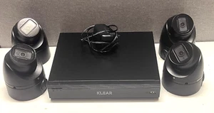 KLEAR 4K 8MP COLORVU CCTV Outdoor KIT Audio CAMERA SYSTEM DVR + 2TB HDD Kit - Picture 1 of 11