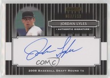2008 Razor Signature Series Black /199 Jordan Lyles #142 Auto