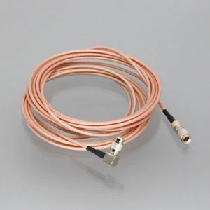 1~6M DIN 1.0/2.3 Male to DIN 1.0/2.3 Right Angle Coaxial RG179 75Ω Cable HD-SDI - Picture 1 of 5